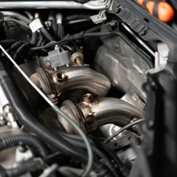 CTS Turbo RACE DOWNPIPE SET for BMW F85 X5M S63 & BMW F86 X6M S63 (2014-2019)