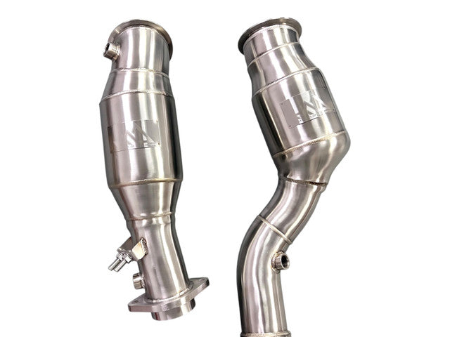 MAD BMW S58 Catted Downpipes M3 M4 G80 G82 G83 W/ No CEL Guarantee & Flex Section