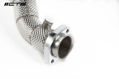 CTS Turbo HIGH-FLOW cat set for Mercedes Benz C43 C400 C450 E43 E400 E450 with M276 engine