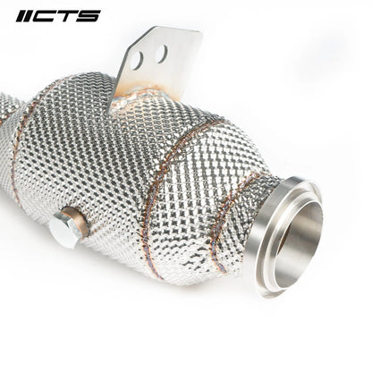 CTS Turbo HIGH-FLOW cat set for Mercedes Benz C43 C400 C450 E43 E400 E450 with M276 engine