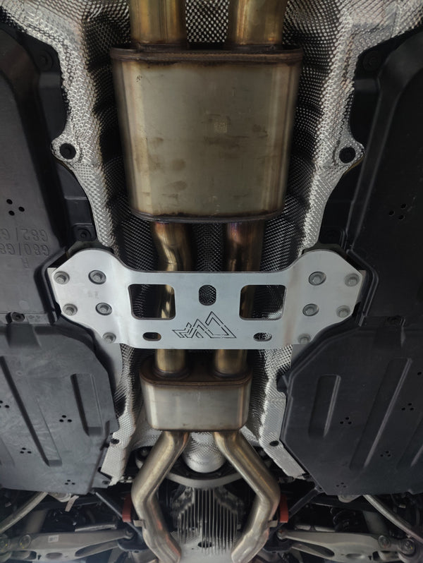 MAD BMW G8x M3 M4 S58 Resonated or Non-Resonated Single Midpipe (Brace Included)