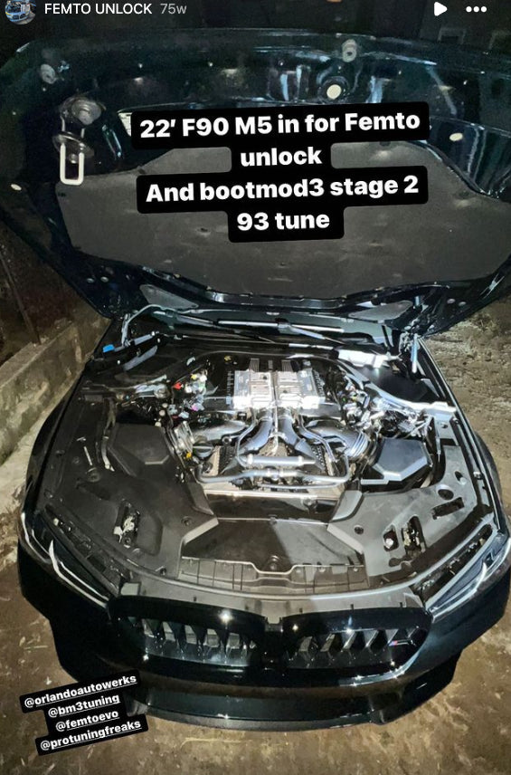 BMW Femto Full Unlock + Bootmod3 Tune (1 day turn-around)