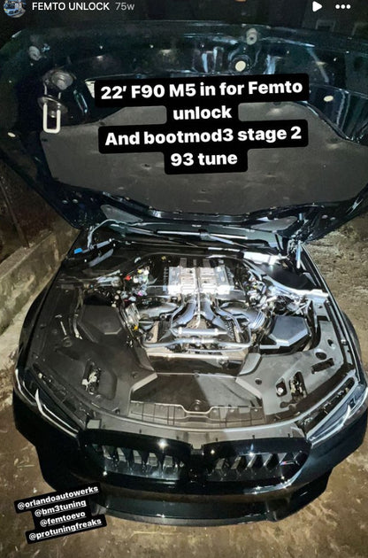Femto Full Unlock for F90 M5, F92 M8, F95 X5M, X6M 2021+