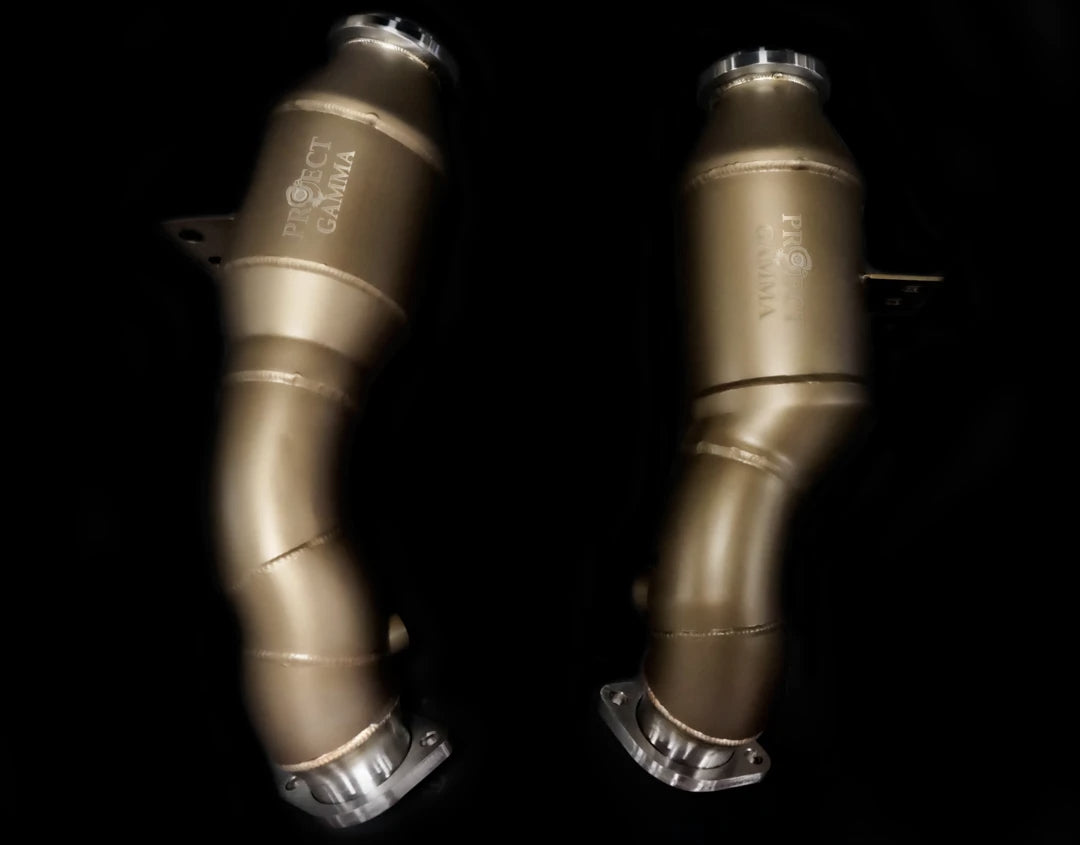 Mercedes-Benz C43, E43, C400/C450, E400/E450 Catless Downpipes