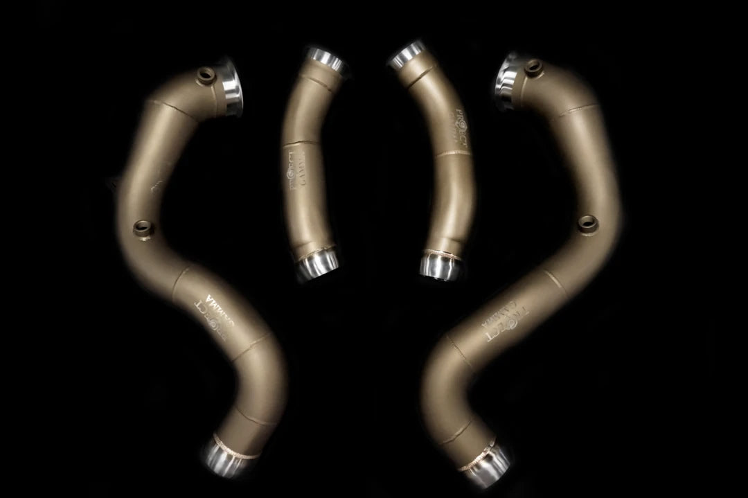C63 AMG Catless Downpipes