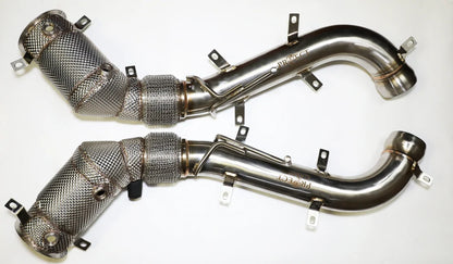 MCLAREN 600LT 650S STAINLESS STEEL CATLESS DOWNPIPES