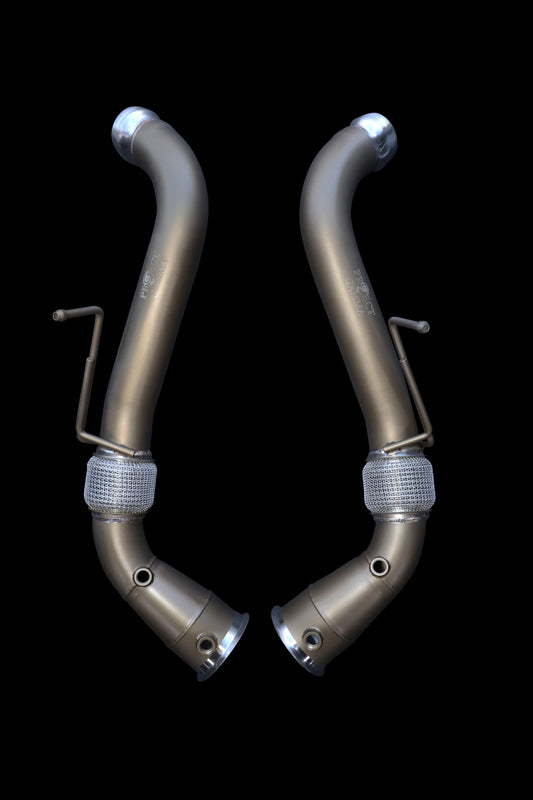 MCLAREN 570S STAINLESS STEEL CATLESS DOWNPIPES