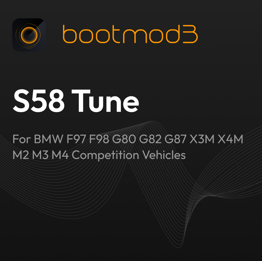 bootmod3 S58 Tune - For BMW F97 F98 G80 G82 G87 G83 X3M X4M M2 M3 M4 Competition Vehicles