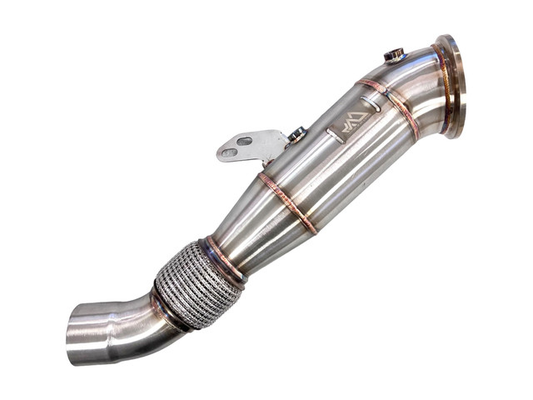 B58 4.5" Catted Downpipe W/ Bracket BMW F, G Chassis & Supra
