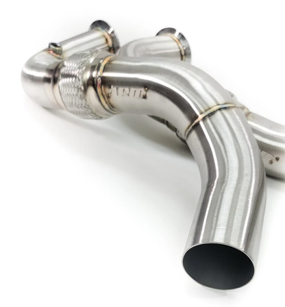 BMW M550, M850, X5, X6, X7 M50 N63R 3" CATLESS DOWNPIPES