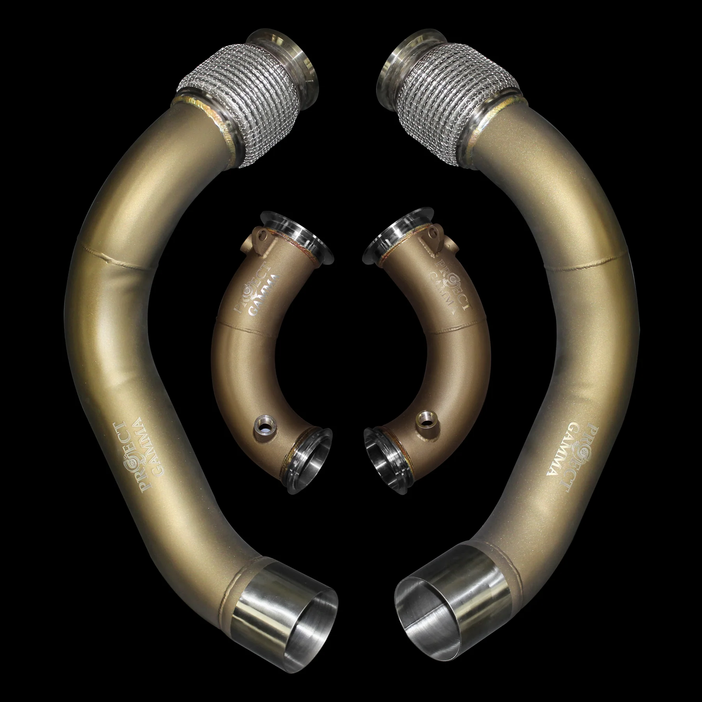 BMW M5 | M8 F90 F91 F92 F93 Primary & Secondary Downpipes Full Set
