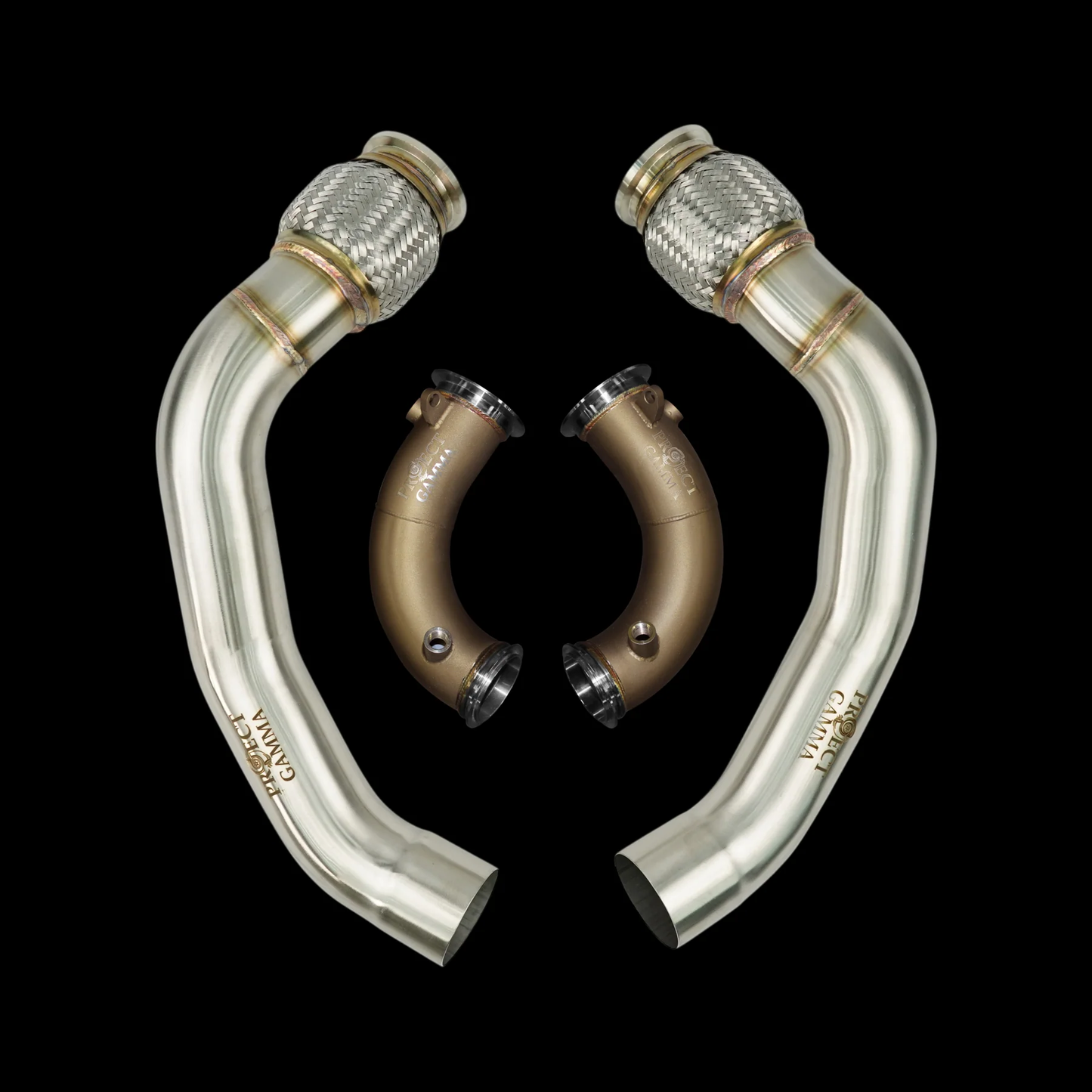 BMW M5 | M8 F90 F91 F92 F93 Primary & Secondary Downpipes Full Set