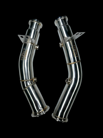 Mercedes-Benz C43, E43, C400/C450, E400/E450 Catless Downpipes