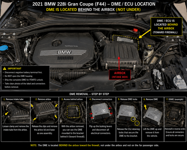 BMW Femto Full Unlock + Bootmod3 Tune (1 day turn-around)