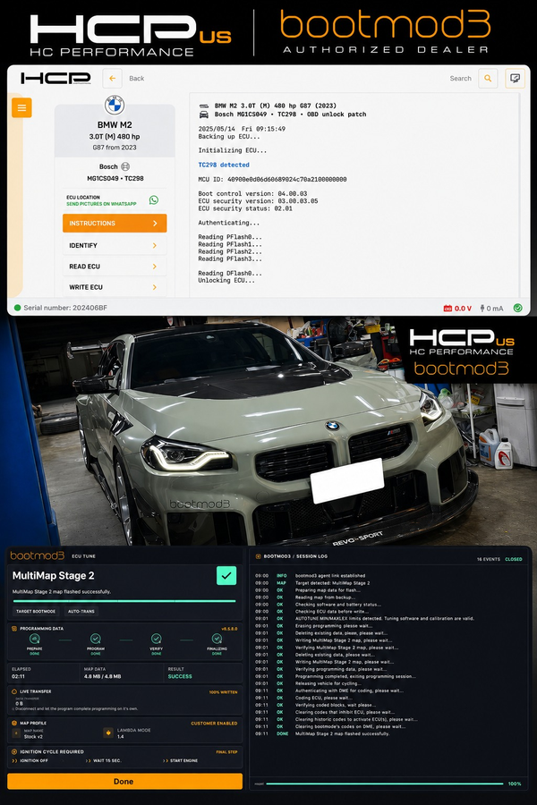 HCP Custom S58 G80 M3 G82 M4 X3M X4M  TUNE